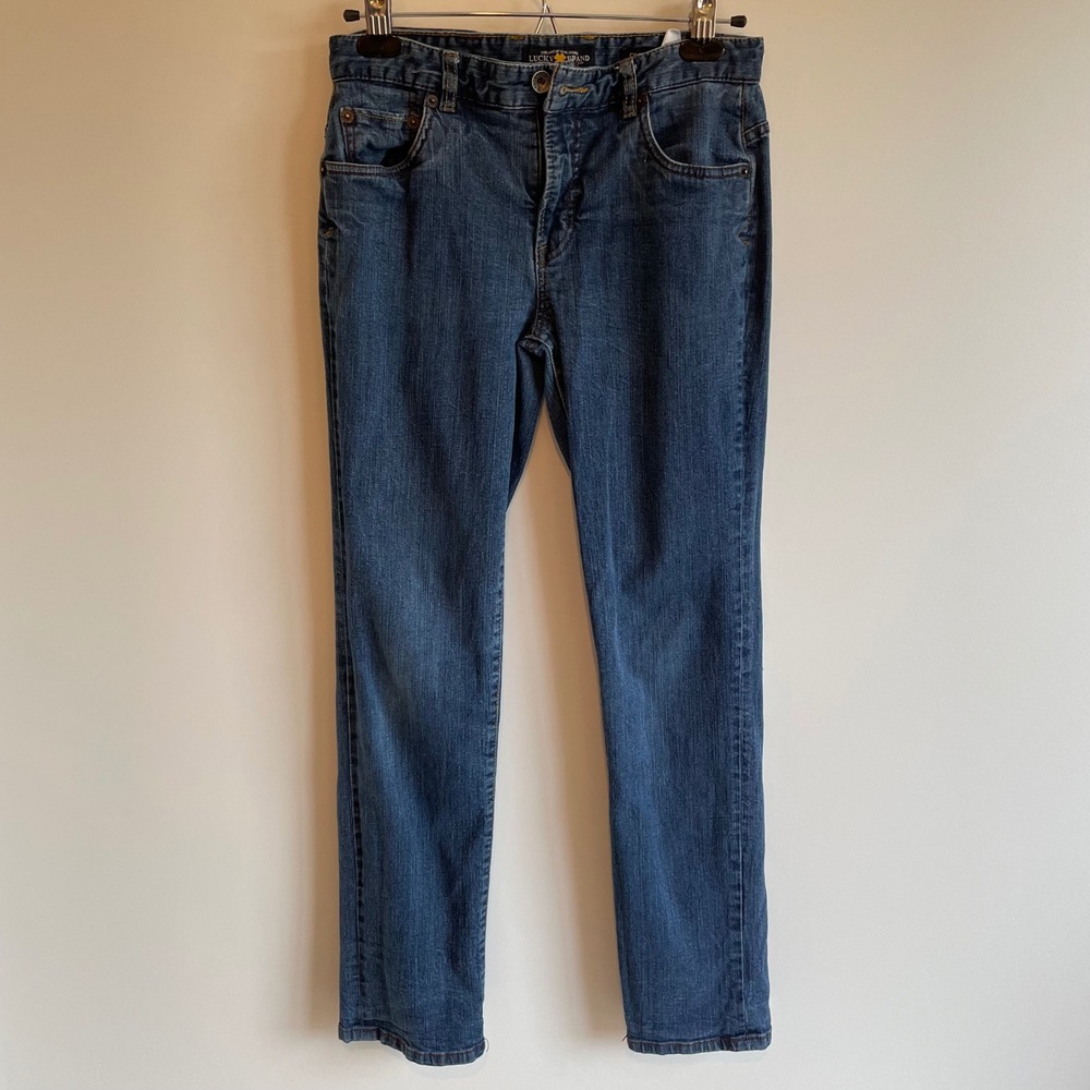 Lucky Brand Cooper Slim Fit Jeans Boys Size 18 Medium Wash Denim Pants
